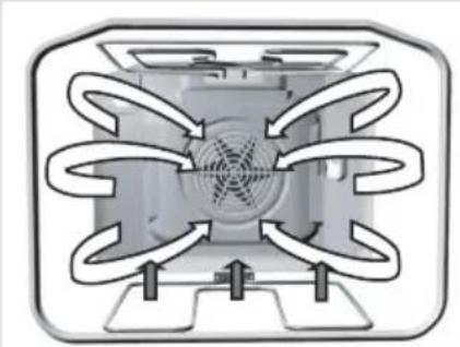 GORENJE EC66120BW - Vroč zrak in spodnje grelo - 3