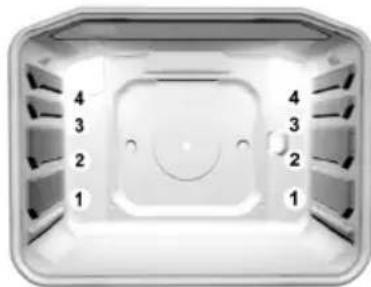 GORENJE EC67420BX - Nivoji pečenja (odvisno od modela) - 1