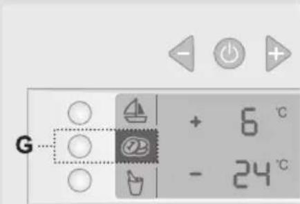 G + 6 °C - 24 °C