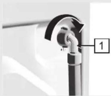 GORENJE WK6121 - Priključitev na dovod vode - 1