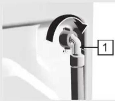 GORENJE K5.1200N - Priključitev na dovod vode - 1