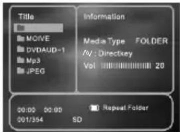 SALORA DPF-7000M - Choisir option Folder - 2