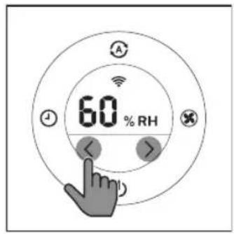 PHILIPS HU4906 - 设置湿度级别 - 1
