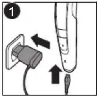 Diagram showing a plug inserted into a socket connected to a device, with arrows indicating direction of insertion or repair.