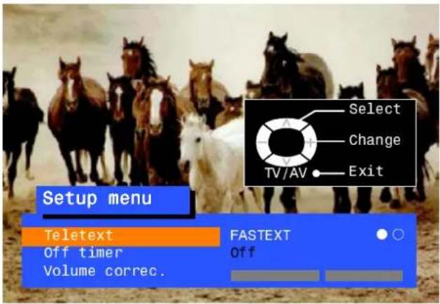 PANASONIC TX-28PK3 - Sound menu - 6