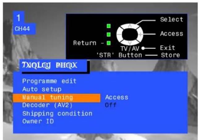 PANASONIC TX-32DK1 - ManualtuningoftheprogrammepositionsisavailableeitherfromtheOnScreenDisplaymenu orfromthefrontpanelcontrols - 1