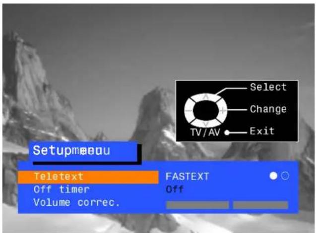 PANASONIC TX-32DK1 - Setupmenu - 5