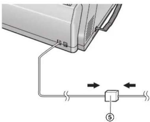 PANASONIC KX-FL401GR - Καλώδιο ακουστικού - 8