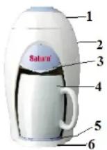 Saturn ST-CM7090 - години. Введення пристрою в експлуатацію після транспортування проводити не раніше, ніж через 1,5 години після внесення його в приміщення. - 1
