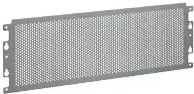 HAGER ZZ42BS - FD00M3: 140 mm ∅ 3,2 perforated plate (434 x 140 x 1,2 mm) - 2
