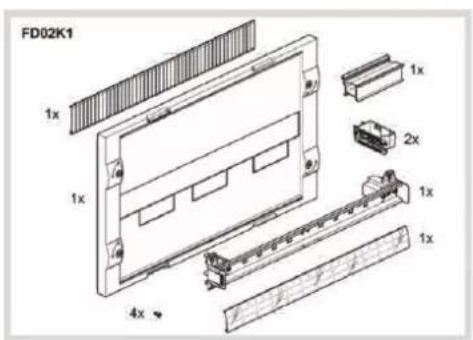 Technical diagram showing mechanical assembly with dimension annotations and a magnified detail view of a component