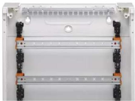 HAGER ZZ42BS - FD00F3: Bar for cables fixation (for surface and flush versions) - 7