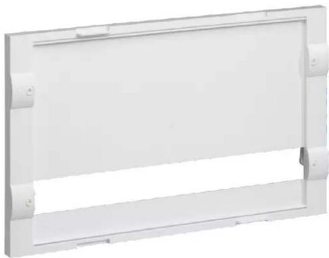 HAGER ZZ42BS - FD00C3: 300 mm 1x slotted cover 24 mod. - 1