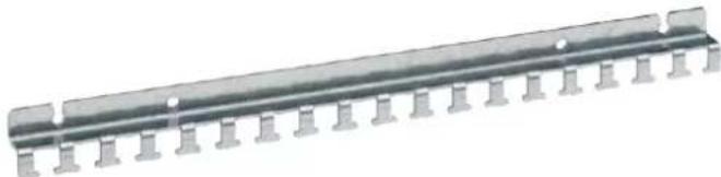 HAGER ZZ42BS - FD00F3: Bar for cables fixation (for surface and flush versions) - 1