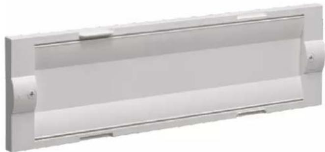 HAGER ZZ42BS - FD00C5: 150 mm plain cover 24 mod. - 1