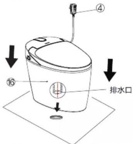 ④ ⑯ 排水口