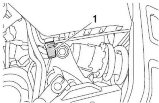 YAMAHA Tracer 7 (2017) - Čiščenje cevi za preverjanje filtra zraka - 1