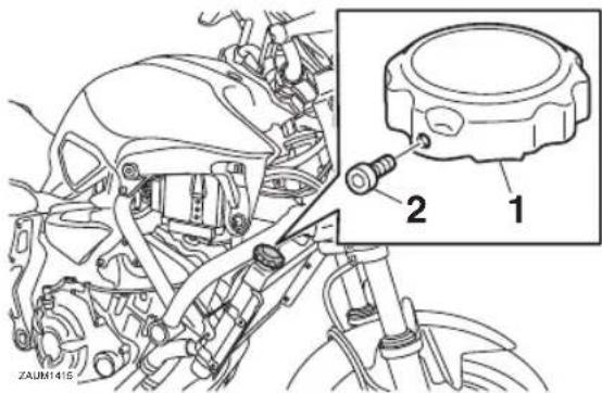 YAMAHA Tracer 7 (2017) - Menjava hladilne tekočine - 1