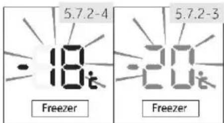 HAIER HB16FFGBAAA - Prilagoditev temperature zamrzovalnika - 1