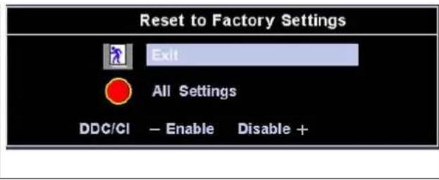 DELL SE197FP - Reset Functions - 1