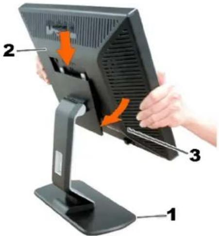 DELL SE197FP - Attaching the Stand - 2