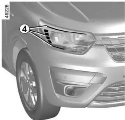 RENAULT Express (2020) - ŽAROMETI, LUČI: ZAMENJAVA ŽARNIC - 3