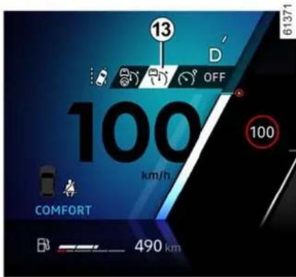 13 D OFF 100 km/h 100 COMFORT 490 km