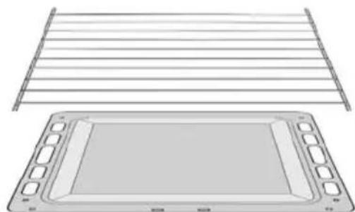 ZANUSSI ZCG551GW1 - Oprema, ki je priložena štedilniku - 1
