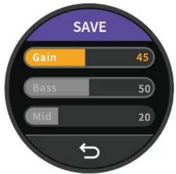 Mooer F40i - AMP Module Circular Screen Parameter Adjustment - 2