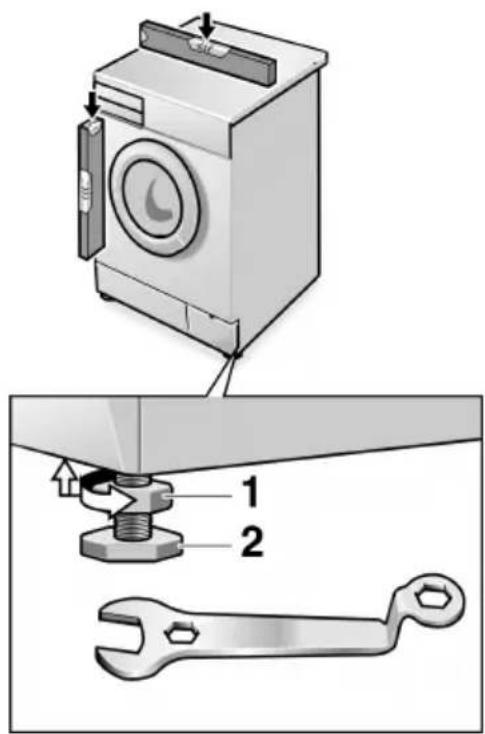 SIEMENS WXL1063EE - Nivelamento - 1