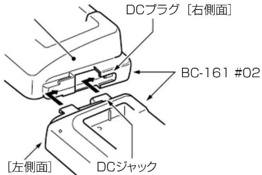 DCプラグ [右側面] BC-161 #02 [左側面] DCジャック