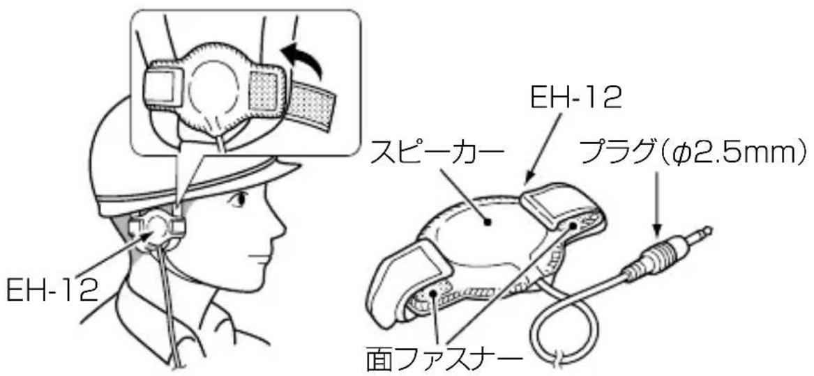 EH-12 スピーカー EH-12 プラグ(φ2.5mm) 面ファスナー
