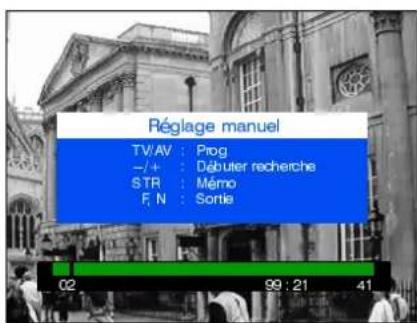 PANASONIC TC-14S3RF - Réglage manuel (tableau avant du téléviseur) - 10