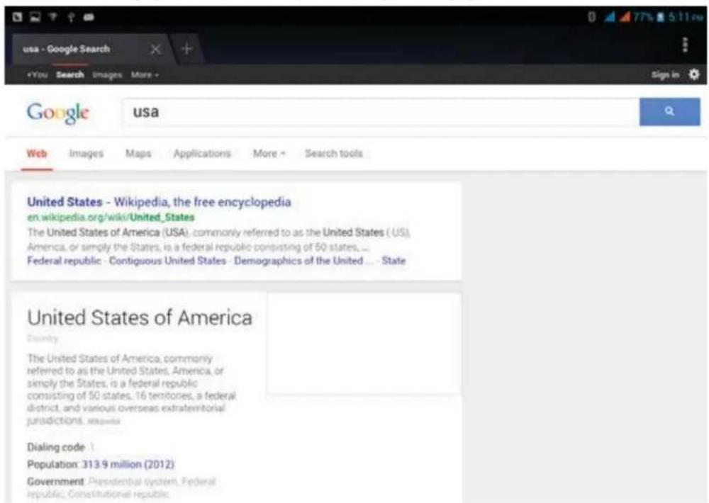 usa - Google Search +You Search Images More + Google usa Web Images Maps Applications More Search tools United States - Wikipedia, the free encyclopedia en.wikipedia.org/wiki/United_States The United States of America (USA), commonly referred to as the United States (US), America, or simply the States, is a federal republic consisting of 50 states, ... Federal republic - Contiguous United States - Demographics of the United ... State United States of America Country The United States of America, commonly referred to as the United States, America, or simply the States, is a federal republic consisting of 50 states, 16 territories, a federal district, and various overseas extraterritorial jurisdictions, maps Dialing code : Population: 313.9 million (2012) Government: Presidential system, Federal republic, Constitutional republic