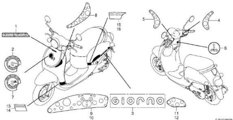 Honda Giorno NCH50 (2018) - フューエルホース/チューブとビニールチューブ、および一般用チューブの使用について - 154