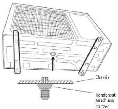 Chassis Kondensat- anschluss stutzen
