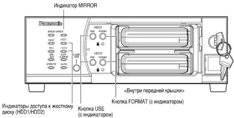 PANASONIC WJ-ND200 - Восстановление данных на жестком диске (в режиме зеркалирования) - 1