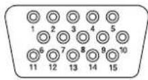 IIYAMA ProLite E437S - CONNECTOR PIN ASSIGNMENT - 1