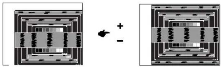 Diagram showing a microchip layout with labeled components and polarity indicators