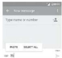 ALCATEL Pixi 4 - You can also insert new text - 1