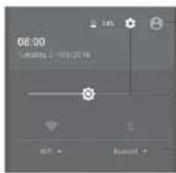 ALCATEL Pixi 4 - Quick settings panel - 1