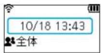 ICOM IP1000C - 表示部 - 1