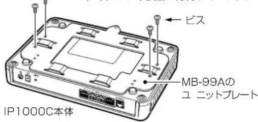 IP1000C本体 MB-99Aの ユニットプレート ビス