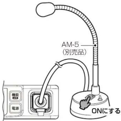 AM-5 (別売品) ONにする