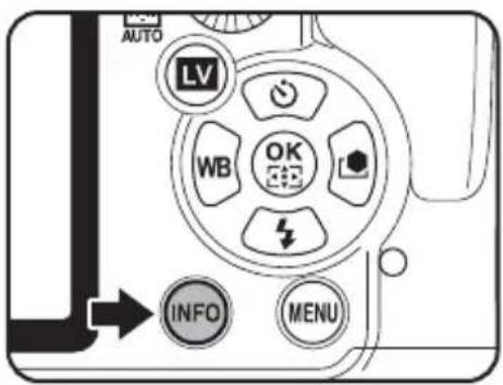 AUTO LV WB OK INFO MENU