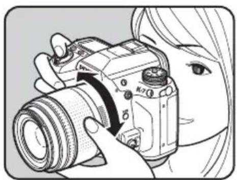 RICOH K-7 - ズームリングを左右に回す - 1