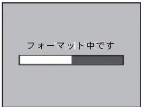 フォーマット中です