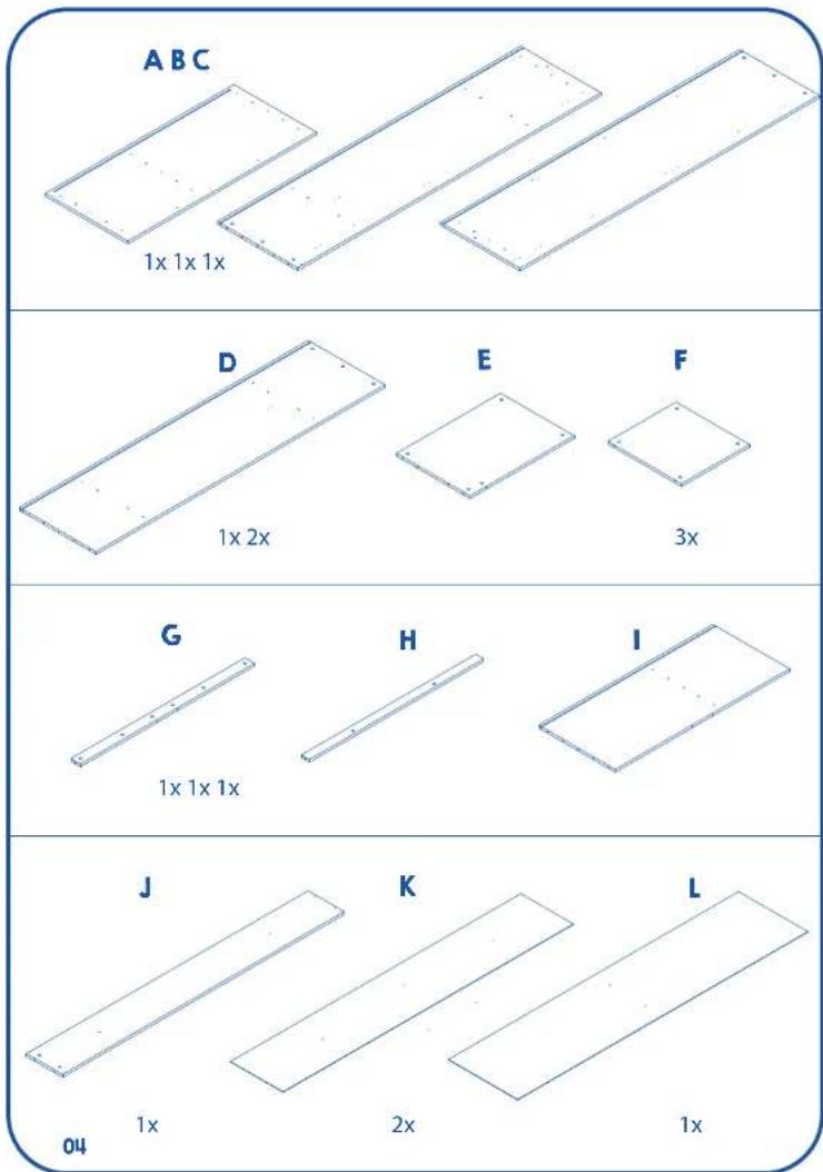 ABC 1x 1x 1x D 1x 2x E 3x F G 1x 1x 1x H I J 1x K 2x L 04 1x 1x