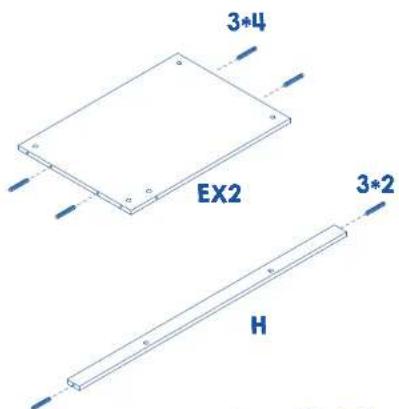 3*4 EX2 3*2 H