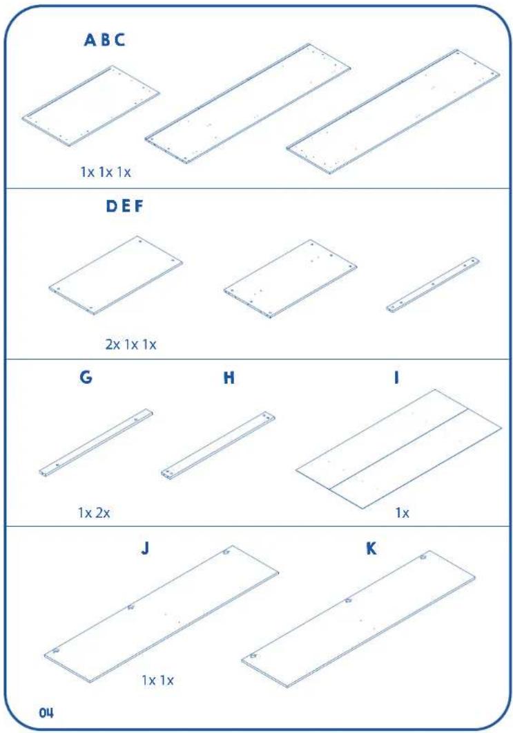 ABC 1x 1x 1x DEF 2x 1x 1x G H I 1x 2x 1x J K 04 1x 1x